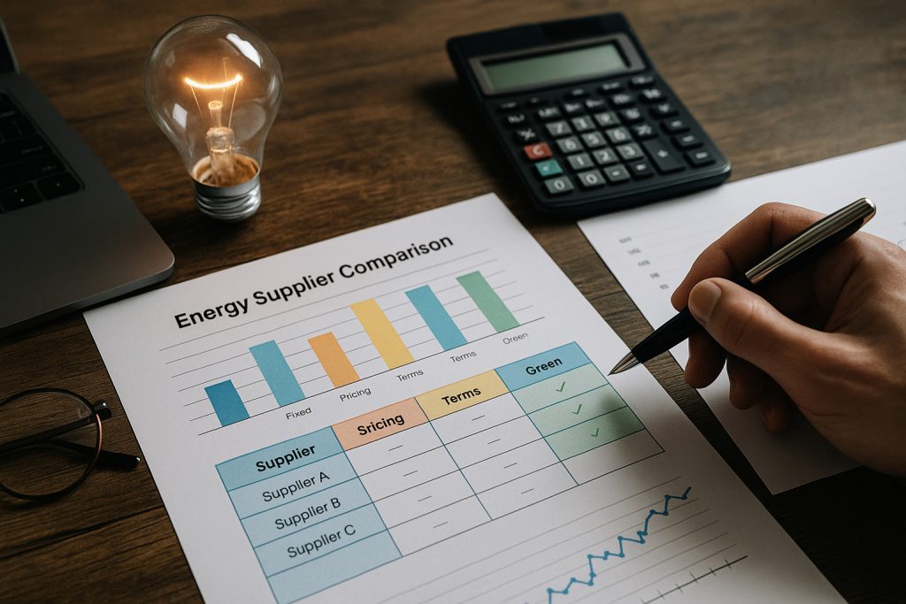 business energy supplier comparison